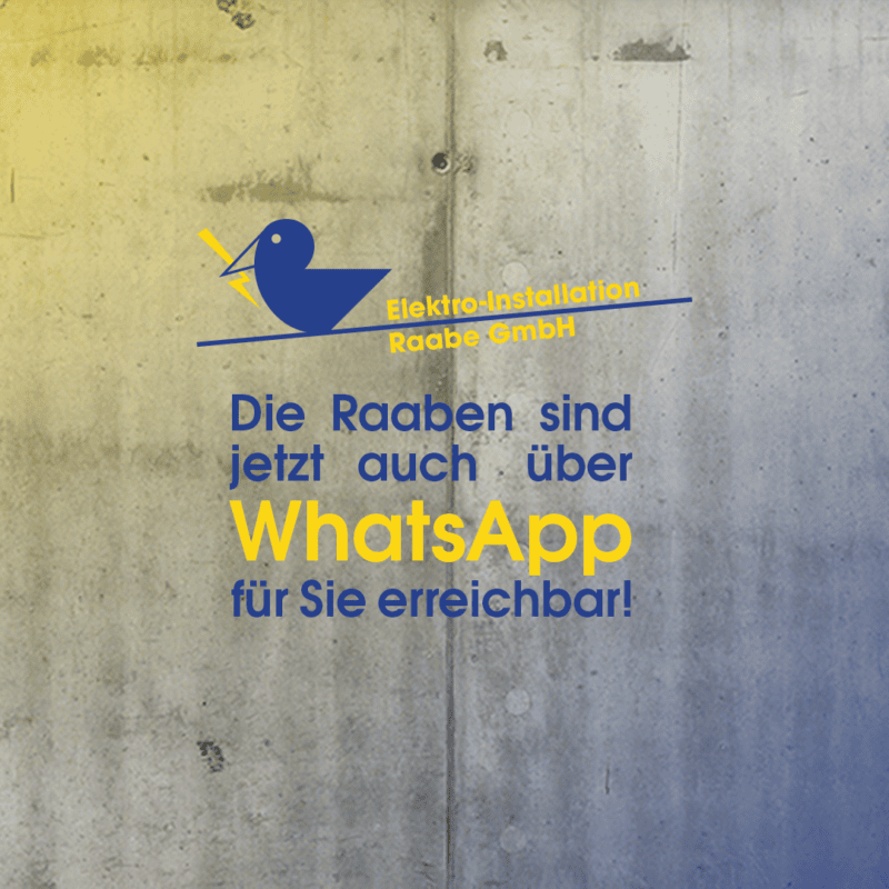 Titel: Wir sind über WhatsApp erreichbar